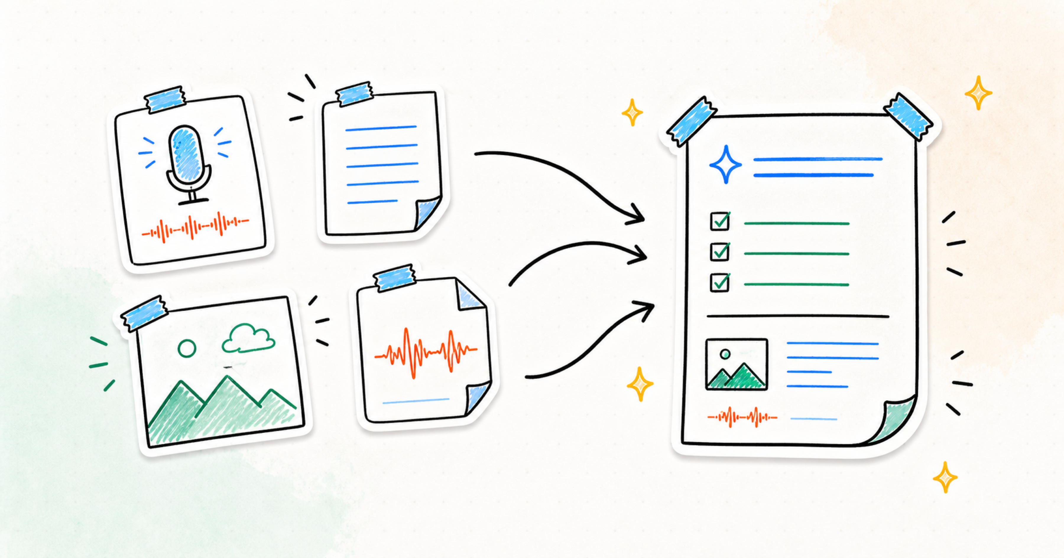Multiple Sources, One Complete Note